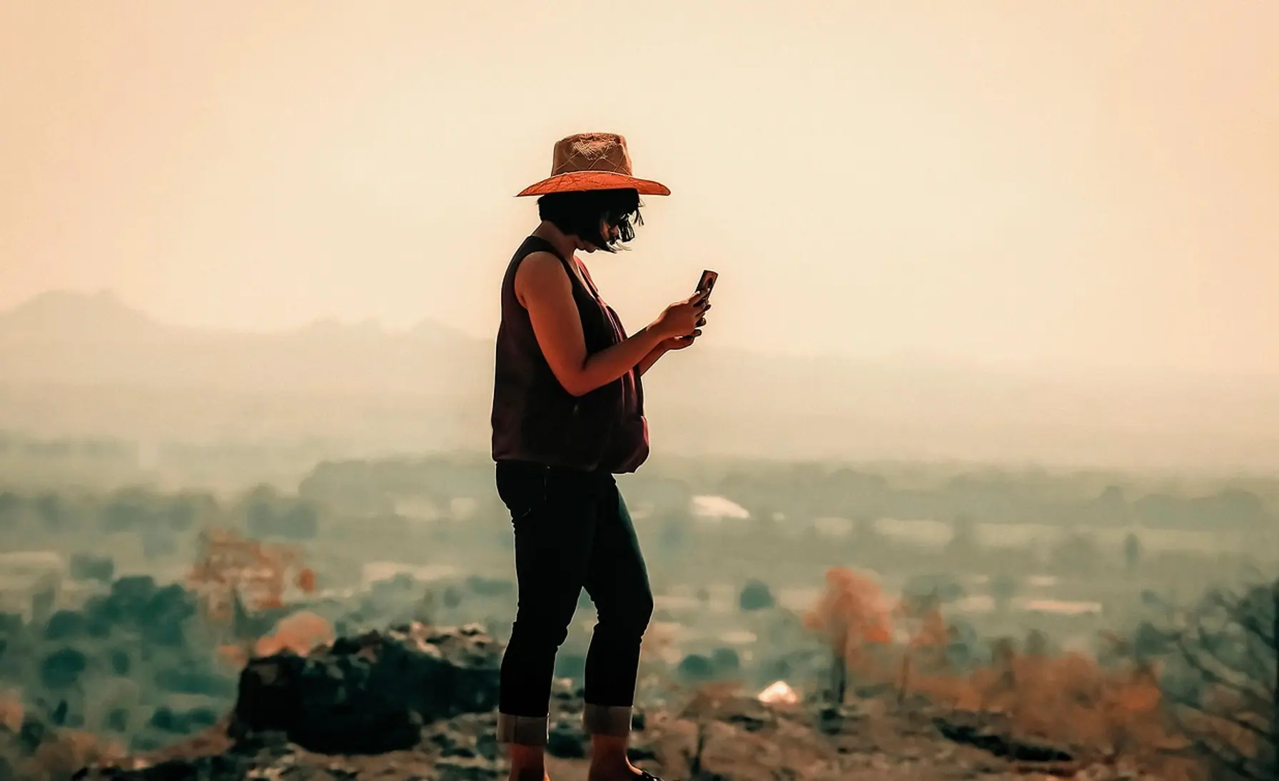 Woman, female and sunrise